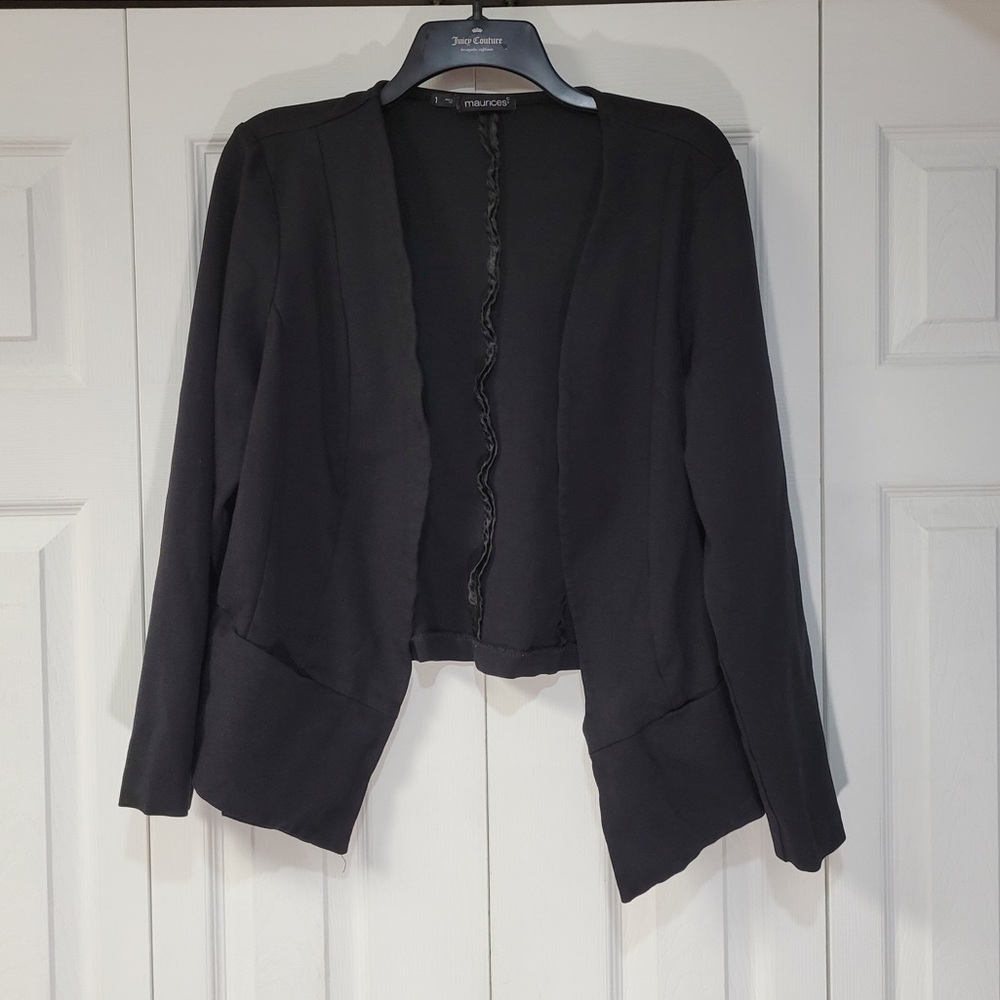Maurice’s black blazer jacket women’s plus size 1x women